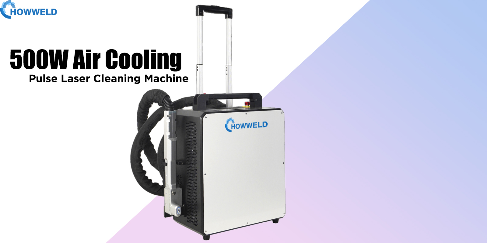 High power 500w pulse laser cleaning machine