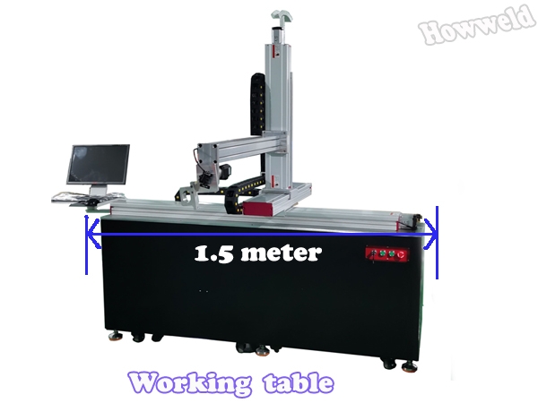 1.5 meter moving table design for handheld laser welding system