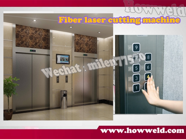 Elevator fall in love with Fiber laser cutting machine