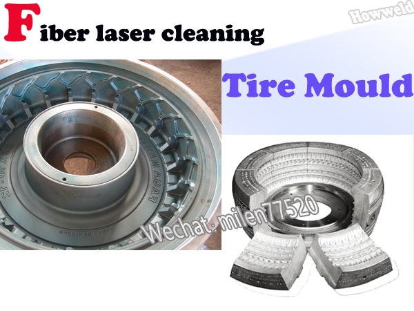 Tire Mould rubber mold cleaning pulse fiber laser cleaning system