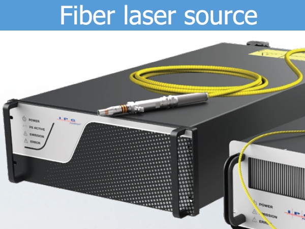 What is the lifetime of fiber laser source?