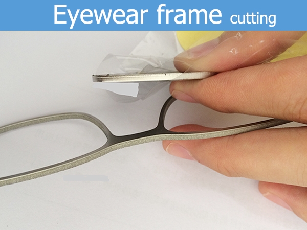 Stainless steel eyewear frame cutting fiber laser