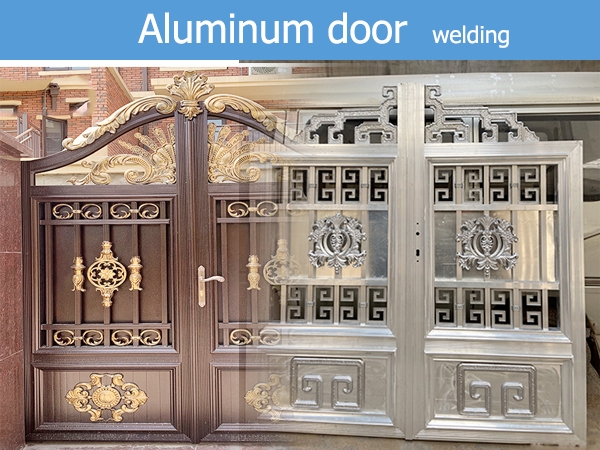 Aluminum door frame hand-held laser welding solution