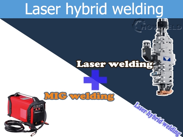 Laser hybrid welding system for thick metal sheets