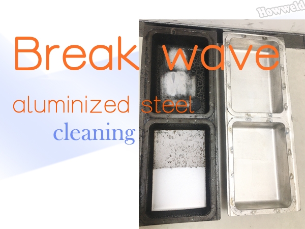 Break wave aluminized steel cleaning pulse fiber laser cleaning system