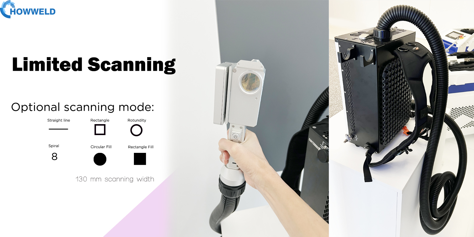 Backpack pulse cleaning 200w 100w